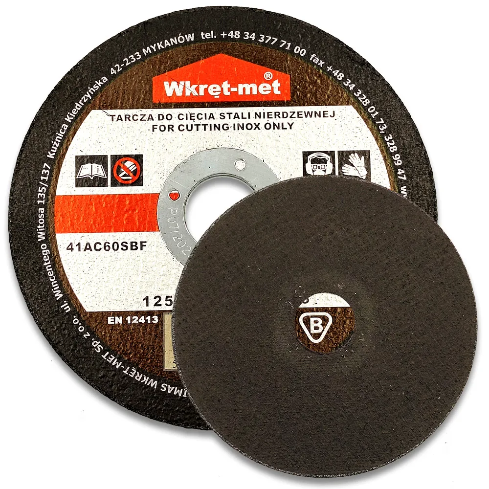 Tarcza do cięcia metalu 125mm WKRĘT-MET