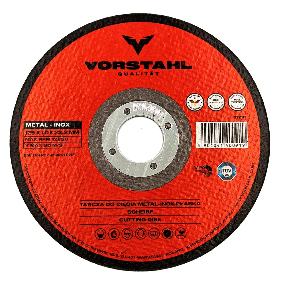 Tarcza do cięcia metalu INOX VORSTAHL