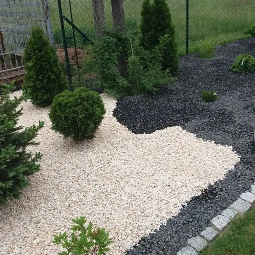 Kompozycja grysu białej marianny na wystawce sklepowej