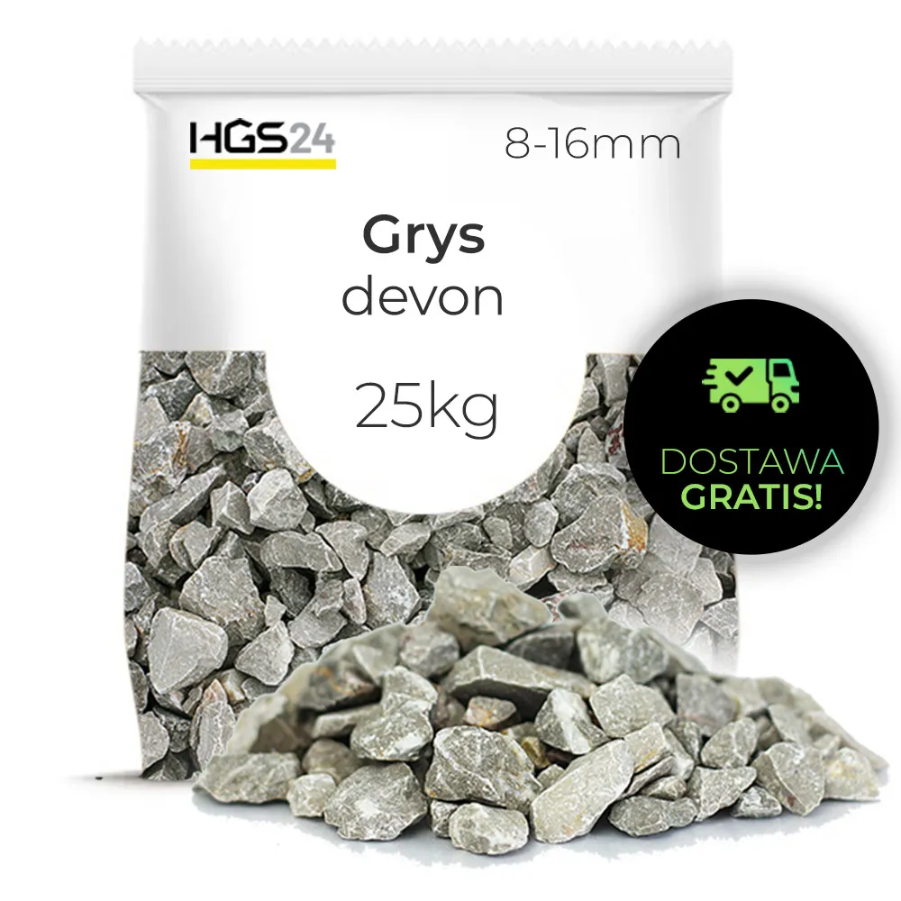 Grys devon szary kamień ozdobny