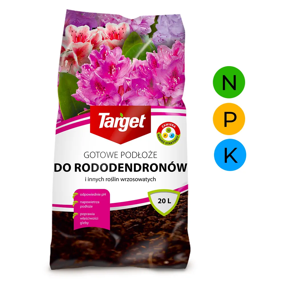 Ziemia do rododendronów i wrzosów 20l właściwości