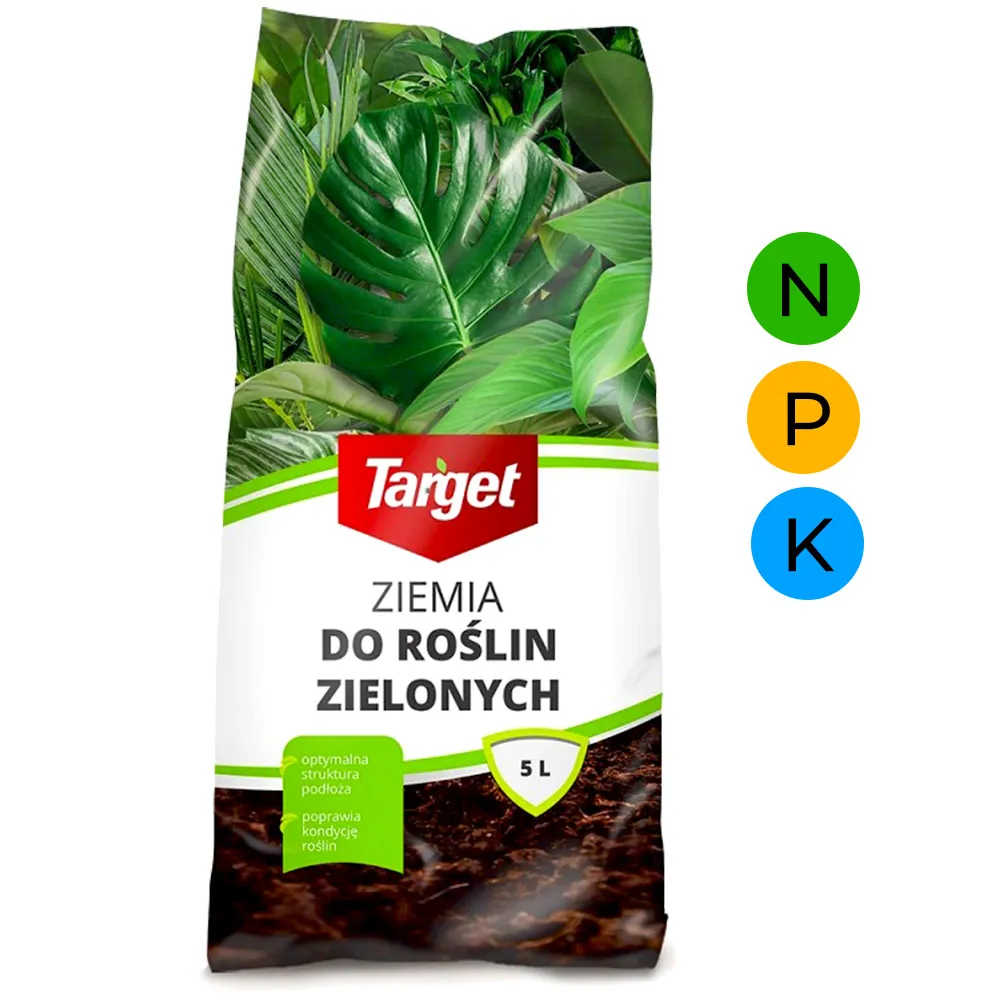 Ziemia do kwiatów zielonych i warzyw 5l właściwości