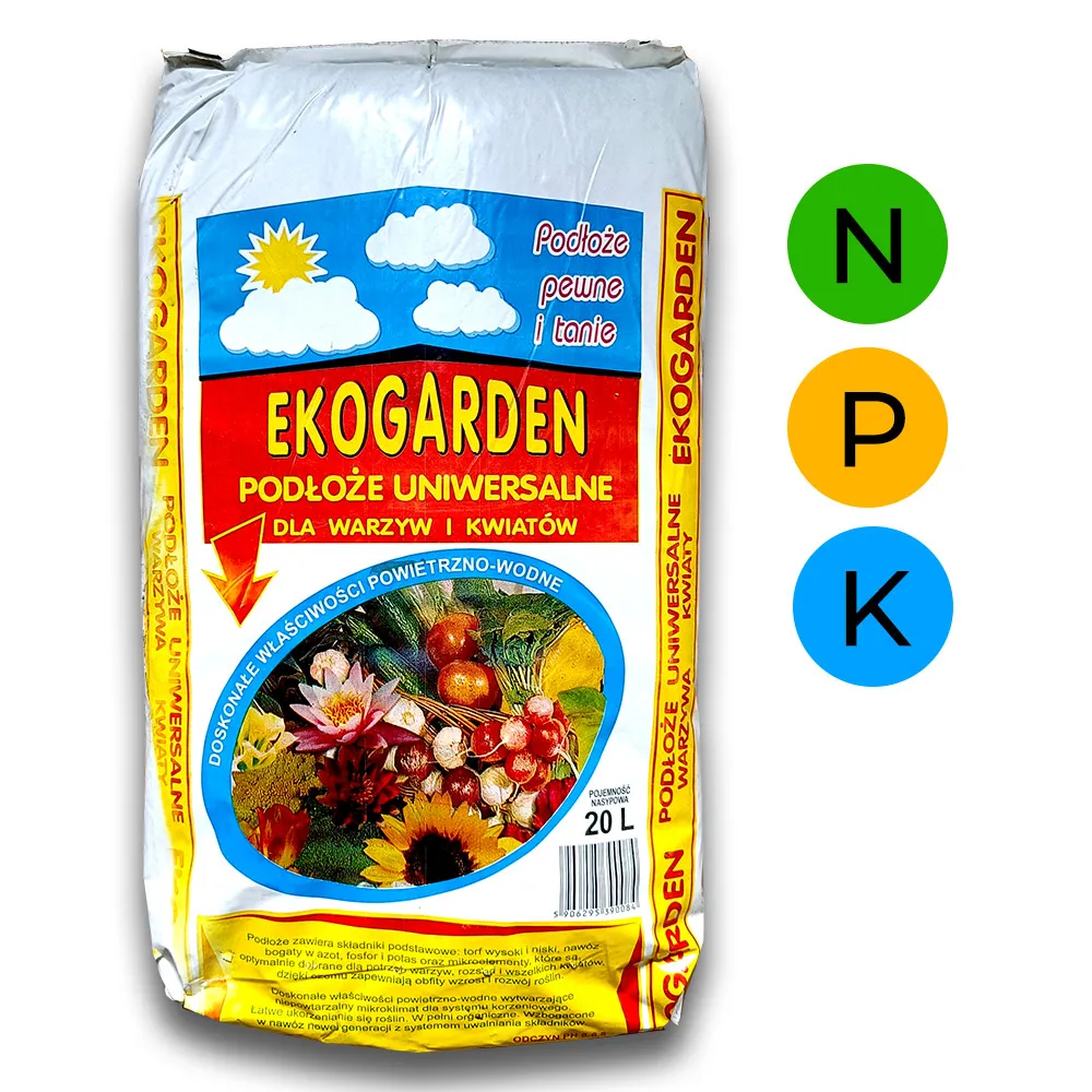 Ziemia uniwersalna z nawozami do warzyw