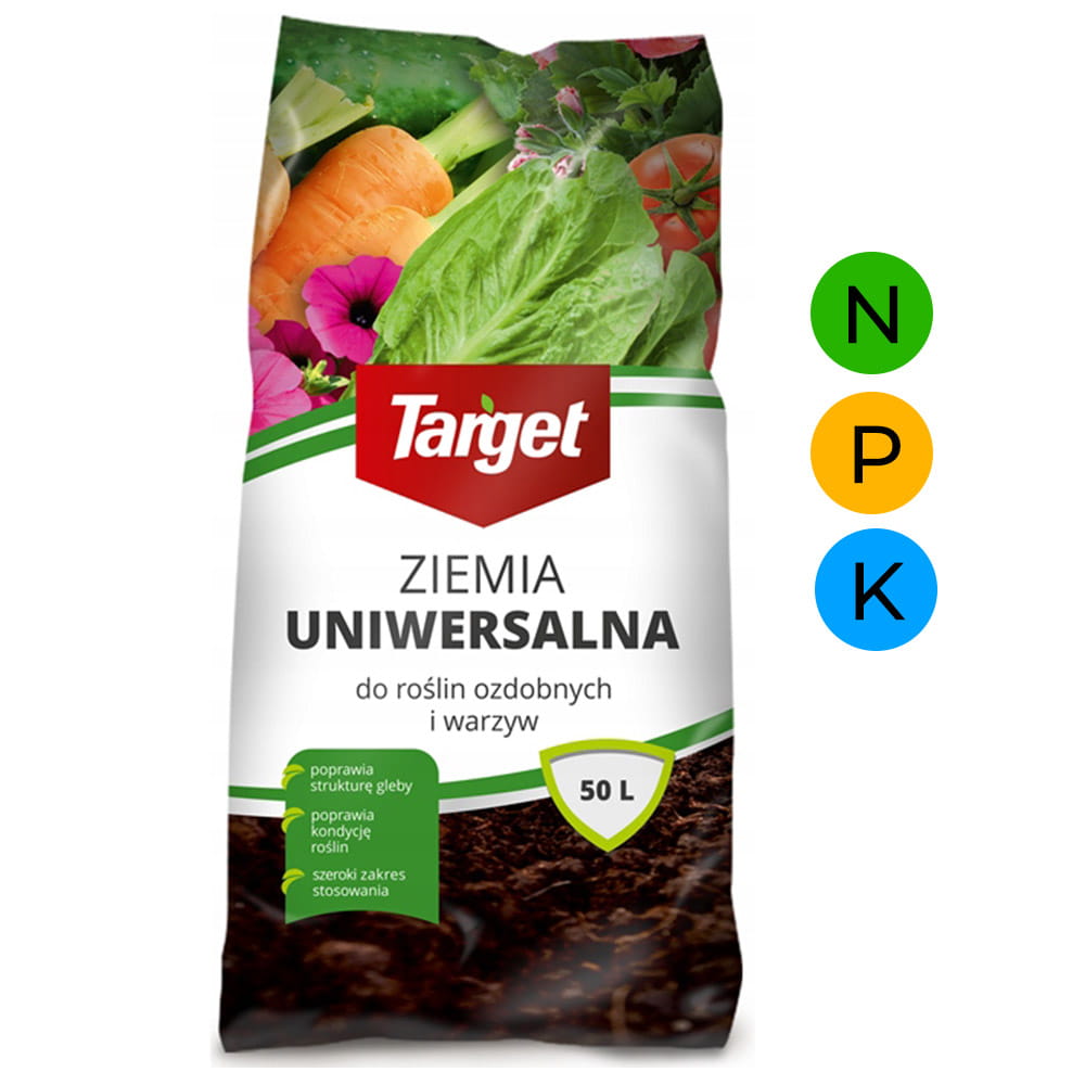 Ziemia uniwersalna 50l właściwości