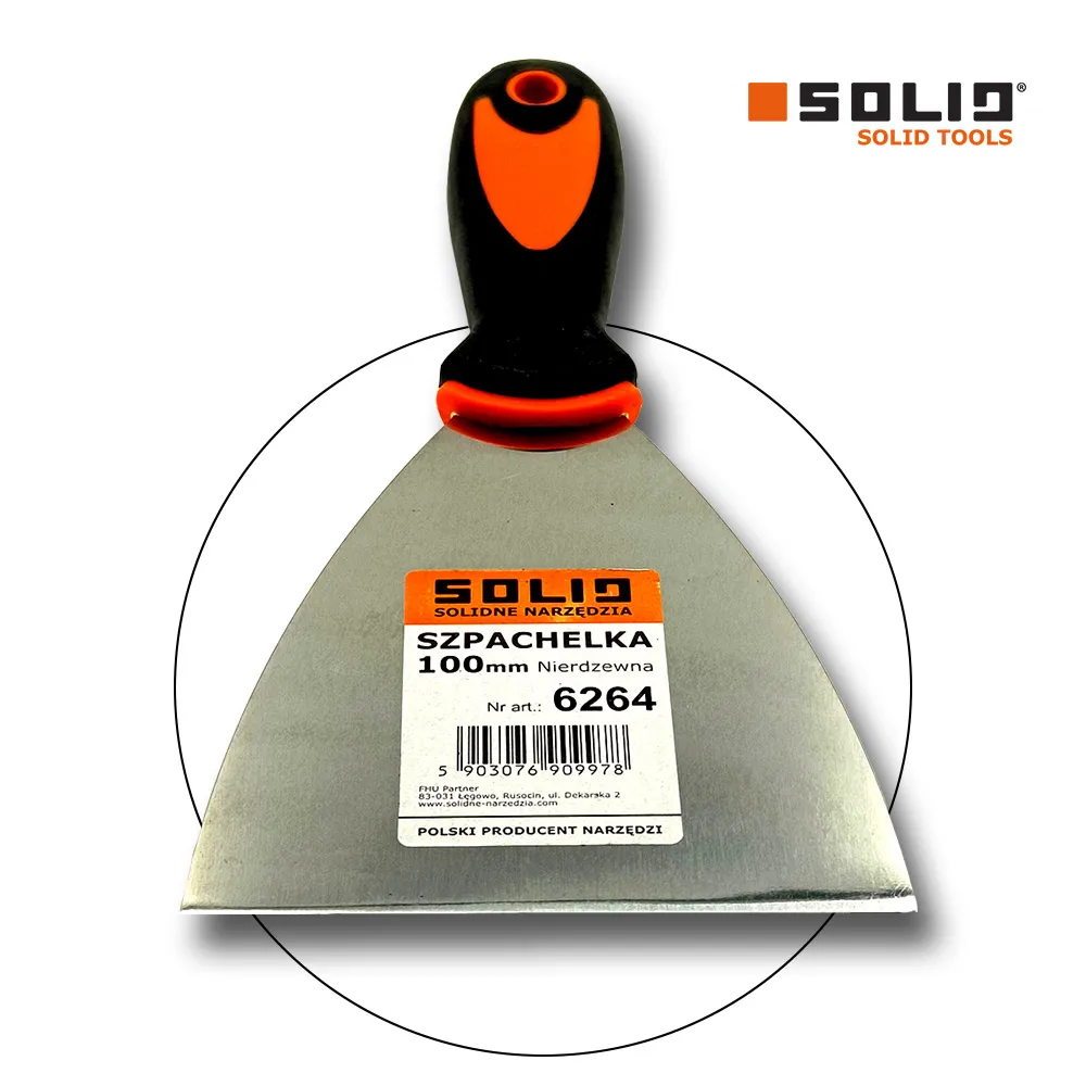 Szpachelka nierdzewna do mas szpachlowych SOLID