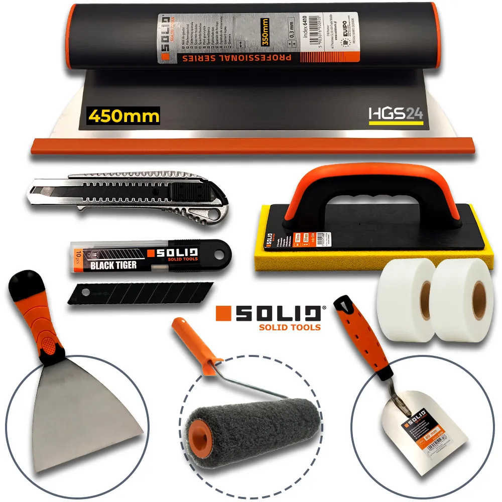 Nóż do gładzi SOLID 45cm rakla kosa szpachla NDG2