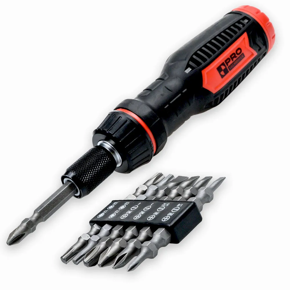 Zestaw wkrętaków z grzechotką x5 12w1