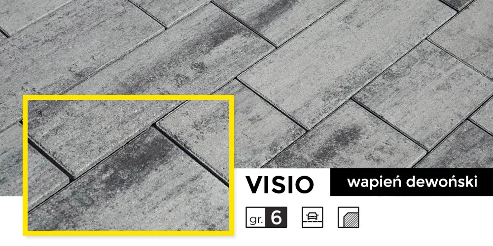 Aranżacja nawierzchni Visio - Wapień Dewoński