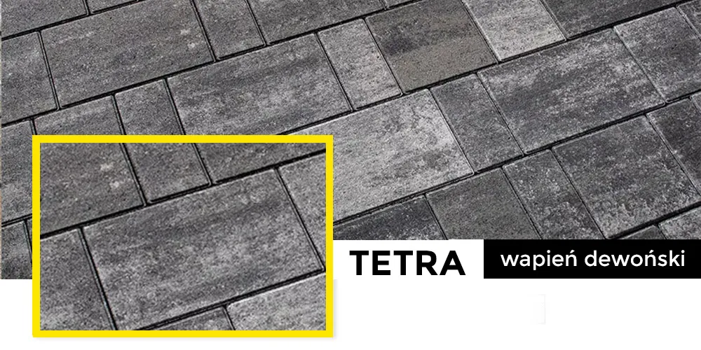 Aranżacja nawierzchni Tetra - Wapień Dewoński