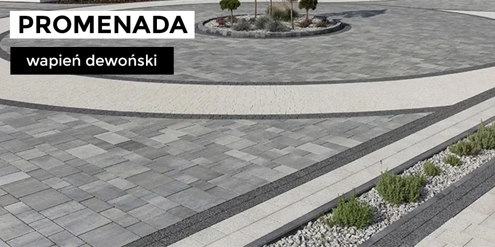Kostka brukowa Promenada wapień dewoński brukbet