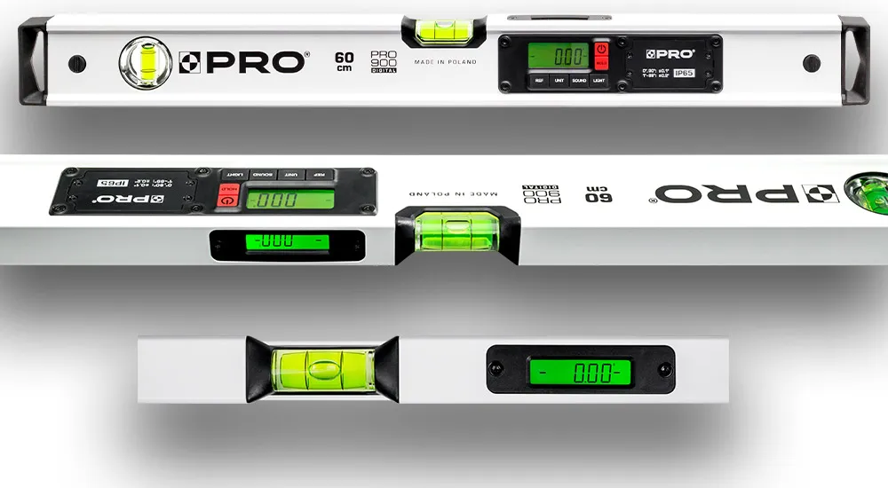 Poziomnica elektroniczna PRO 60cm wodoodporna