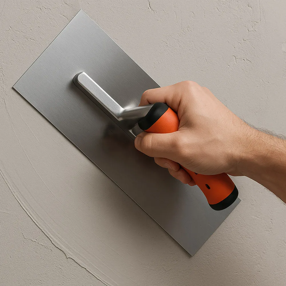 Praca pacą nierdzewną SOLID do gładzi i gipsu