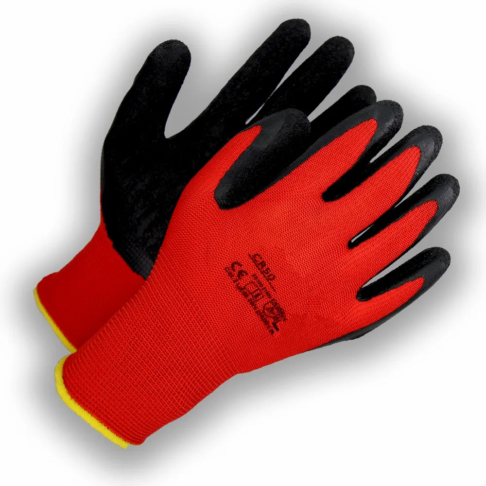 Rękawice robocze poliester lateks PREMIUM rozmiar 8 – zastosowanie