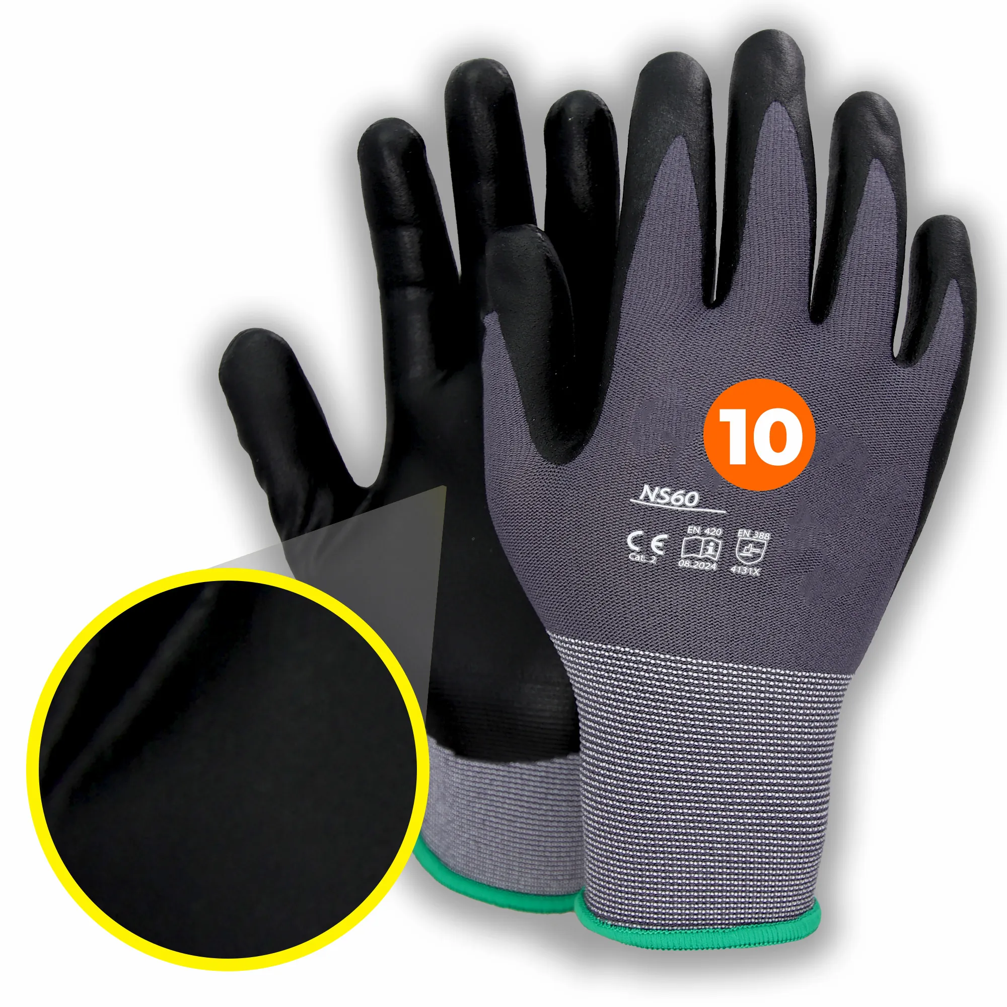 Rękawice robocze nylonowe PREMIUM rozmiar 10 XL