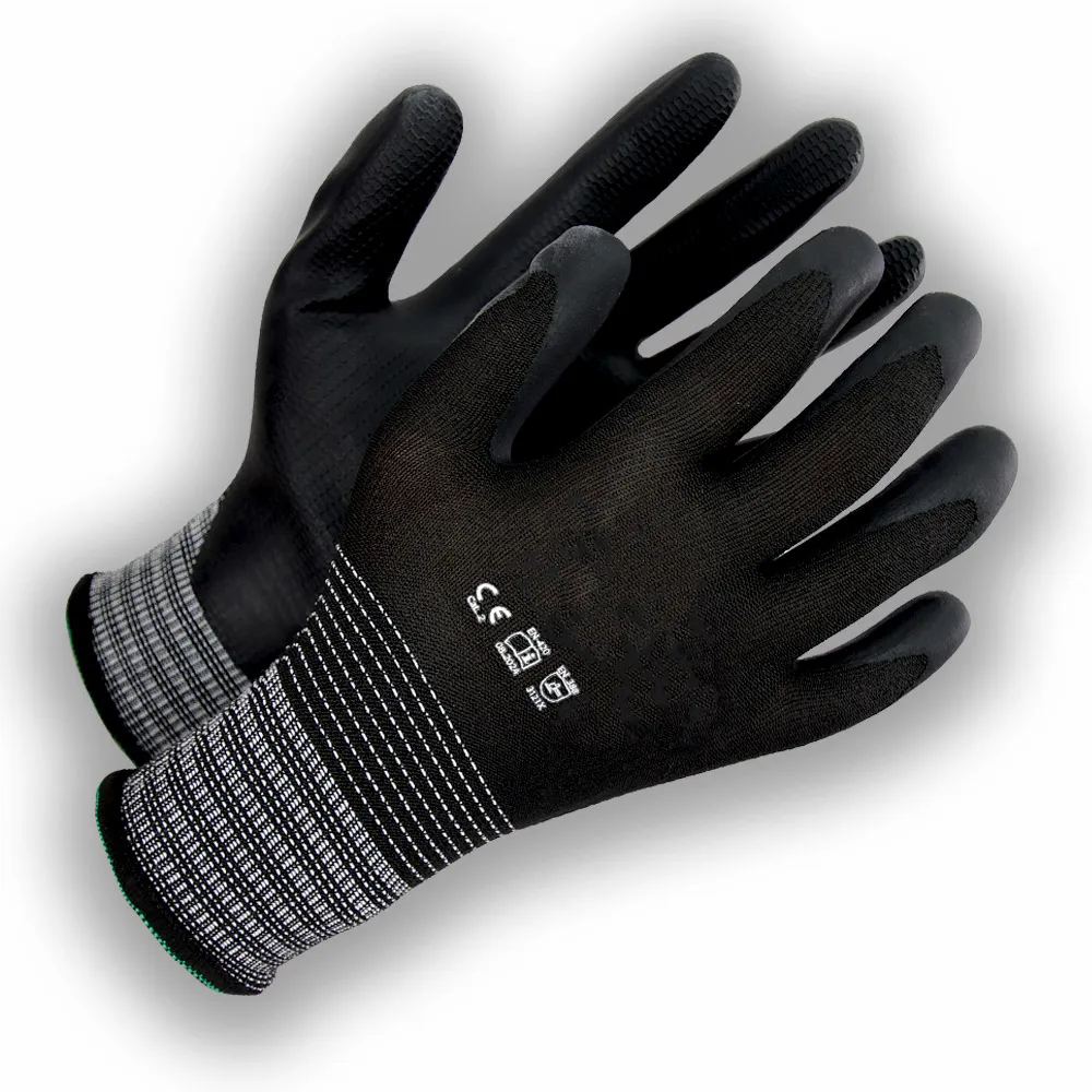 Rękawice robocze nylon lateks PREMIUM rozmiar 11 XXL – zastosowanie