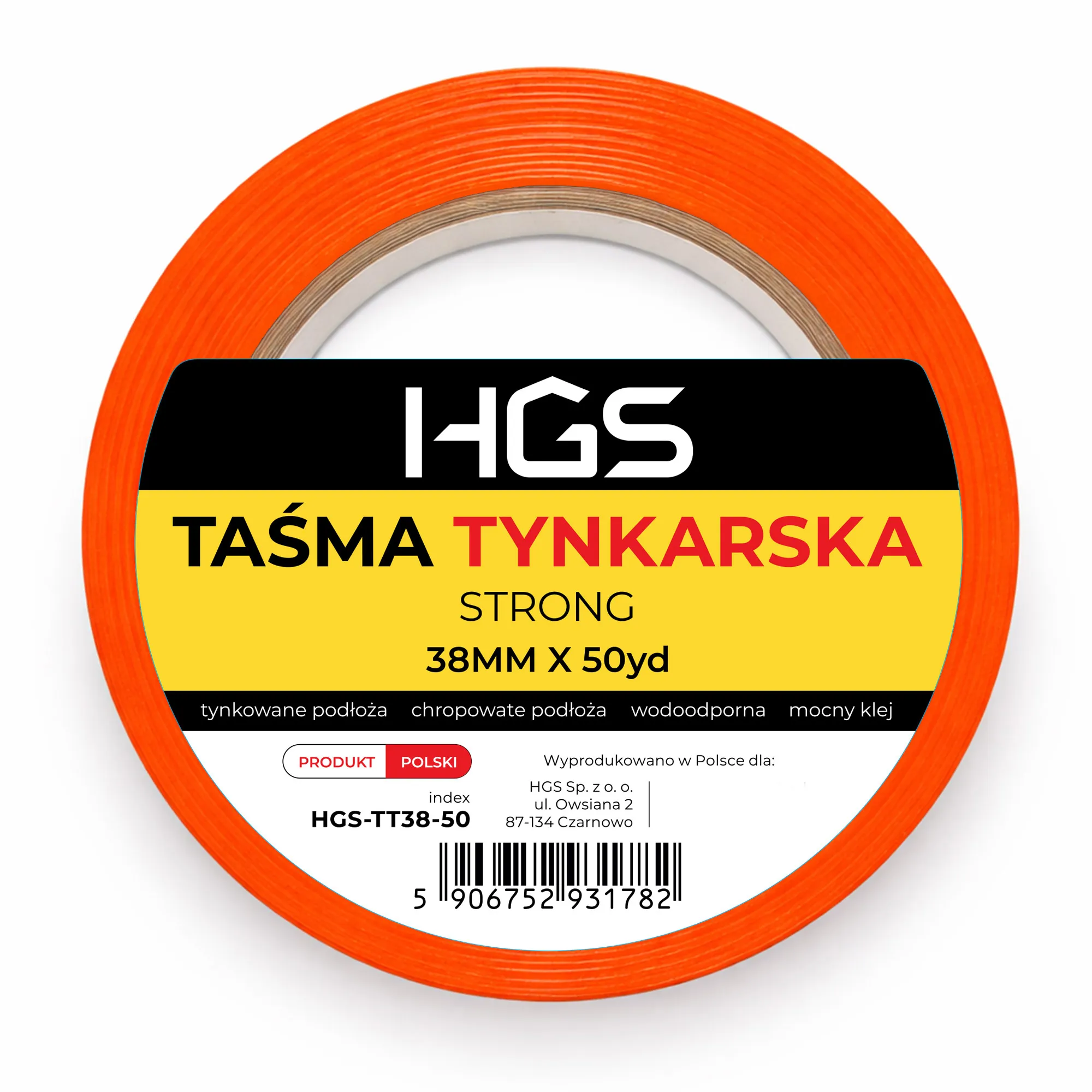 Taśma tynkarska HGS 38mm NDGX8