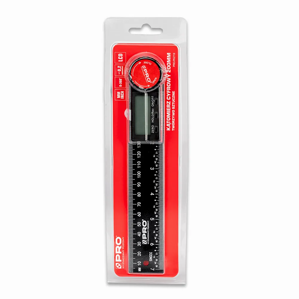 Kątomierz cyfrowy plastikowy PRO Fachmayer zdjęcie 1