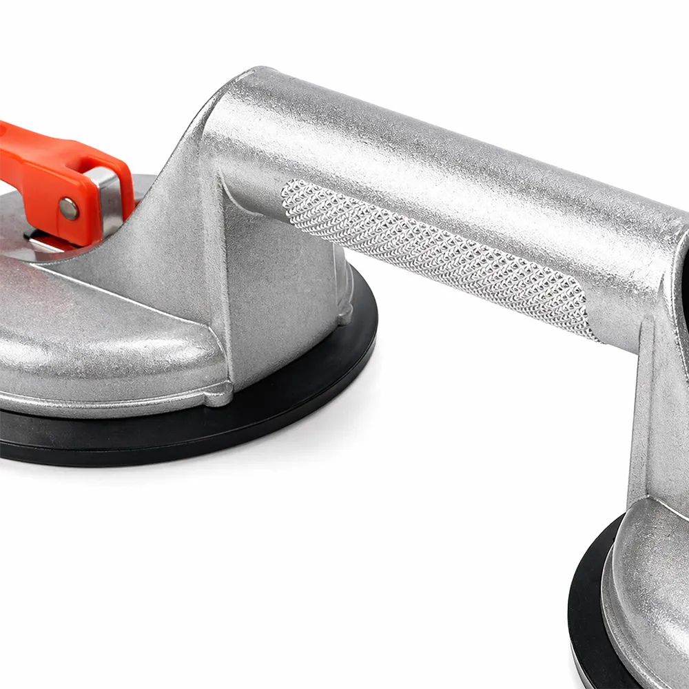 Przyssawka do płytek podwójna z antypoślizgowym uchwytem